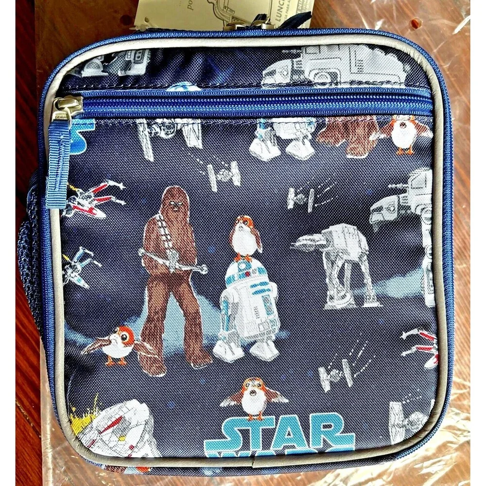 School Pottery Barn Disney LUNCH BOX BAG STAR WARS Solo Resistance grogu ,